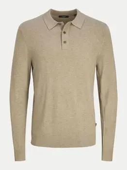 Jack & Jones Pullover 12259650 WILLIAM POLO-GREIGE MELANGE