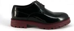 Duca Di Morrone Halbschuhe Italo - Leather Black/Burgundy