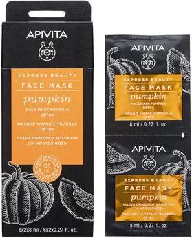 Apivita Masken Express Beauty Mascarilla Facial Detox Con Calabaza 2 X