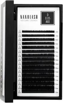 Nanolash  Mascara  & Wimperntusche Volume Lashes Falsche Wimpern 0,05 D 6-13 Mm 1 Stck