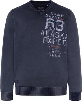 Camp David Pullover Pullover Strickpullover V-Neck