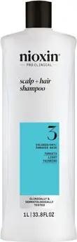 Nioxin Shampoo System 3 – Shampoo – Gefärbtes Und Strapaziertes Haar Mit Milde