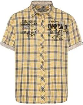 Camp David Hemdbluse Hemd Tree House Kurzarmhemd