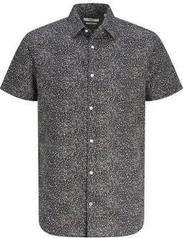 Jack & Jones Kurzarm Hemdbluse 12263015-GGE