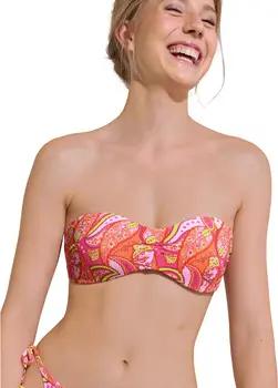 Lisca Bikini Ober- und Unterteile Bademode-Top Bandeau vorgeformt ohne Bügel Kavala Cheek