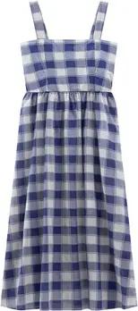 Woolrich Kleider CHECK VOILE DRESS