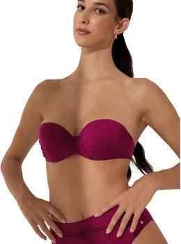 Lisca Bikini Ober- und Unterteile Badeanzug-Oberteil Bandeau-Balconnet vorgeformt Palma