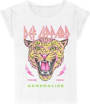 Def Leppard T-Shirt - Adrenalize Tour 1993 - S bis XL - für Damen - Größe XL - weiß - Lizenziertes Merchandise!