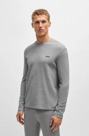 BOSS Pyjamaoberteil "Waffle LS-Shirt"