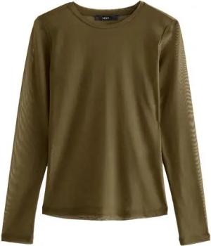 Next Langarmshirt Langarmshirt in Mesh-Optik (1-tlg)