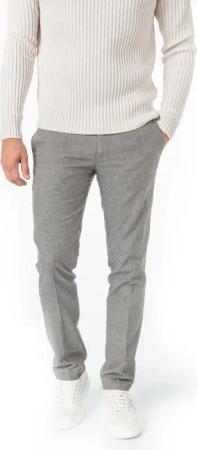 Tommy Hilfiger Herren Hose grau meliert Slim Fit