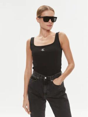 Calvin Klein Jeans Top J20J223192 Schwarz Relaxed Fit