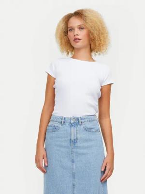 JJXX T-Shirt Friend 12241611 Weiß Slim Fit