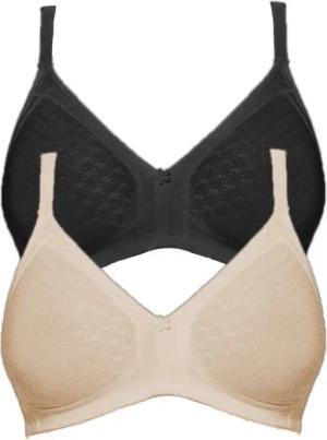 Susa Set: Bügelloser BH 2er Pack BH ohne Bügel Topsy (Spar-Set, 2-tlg) -
