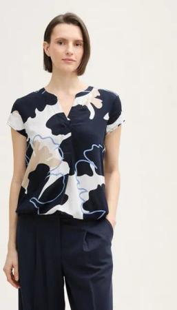 TOM TAILOR Blusentop Bluse mit Muster