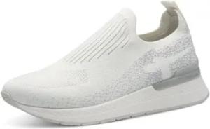 Tamaris Damenschuhe Slipper white-silver (-silber) 1-24752-44-171