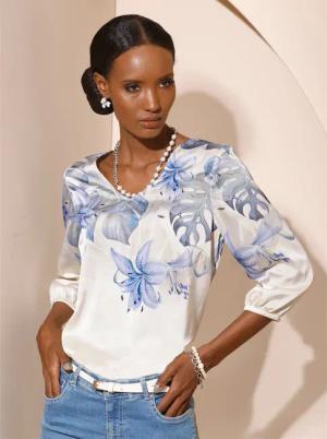 Druckbluse