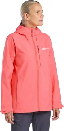 Jack Wolfskin Tempest 2L Jacket Women Regenjacke Damen XL red sunset coral