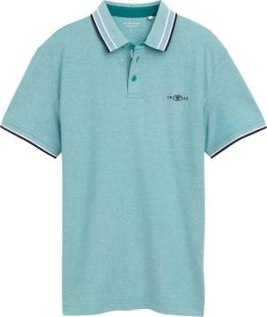TOM TAILOR Herren Piqué Poloshirt mit Stretch, grün, Uni, Gr. XXL