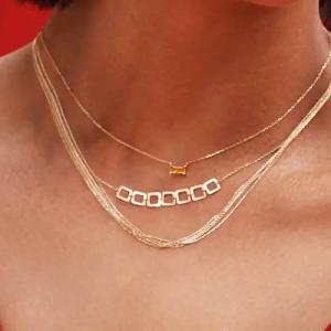 Jackie Gold Halskette - Laguna 585 Gold Kette - Gr. unisize - in Gold - für Damen