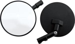 Hashiru Lenkendenspiegelpaar M6 ST10 mit Gelenk Ø100mm schwarz