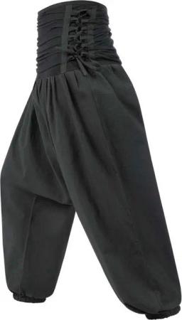 KUNST UND MAGIE Haremshose Kunst und Magie Damen Pluderhose Yoga Freizeit Haremshose Wellnesshose