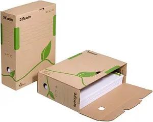 25 Esselte Archivboxen ECO braun 10,0 x 23,3 x 32,7 cm