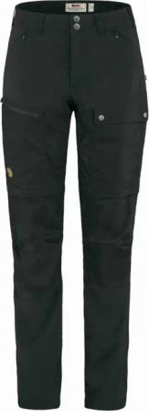 Fjällräven Abisko Midsummer Zip Off Trousers W Damen Wanderhose (Schwarz 44 D) Wanderhosen