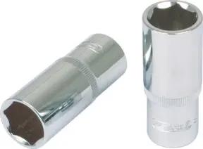 KS Tools 1/2" CHROMEplus Sechskant-Stecknuss, lang, 1"