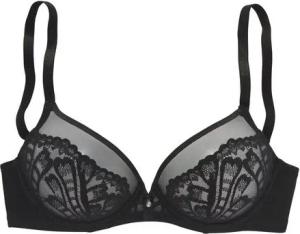 LASCANA Bügel-BH Flora mit feiner Spitze und edlem Glitzeraccessoire, sexy Dessous