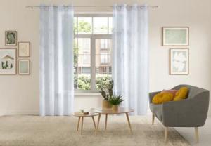 my home Gardine "BELEM", (1 St.), 1 Schal, Polyester, Kreise