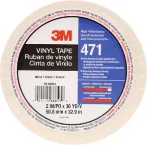 3M PVC-Klebeband weich, Farbe: WHITE