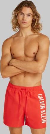 Calvin Klein Swimwear Badeshorts MEDIUM DRAWSTRING mit großem Logo