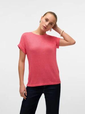 Vero Moda Kurzarmpullover VMBRIANNA SS O-NECK PULLOVER BOO REP
