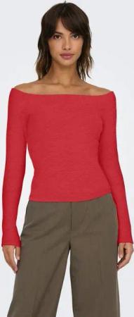 ONLY Langarmshirt ONLGLAMOUR L/S BOAT NECK TOP BOX CC JRS