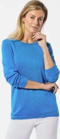 GOLDNER Strickpullover Strickpullover mit U-Boot-Ausschnitt