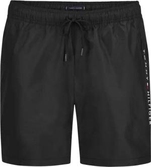 Tommy Hilfiger Glatte und unifarbene Badeshorts mit Logo-Stickerei