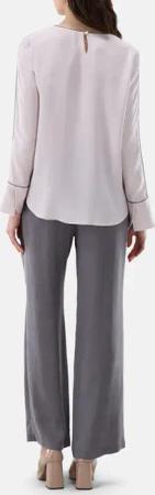 VAN LAACK - Bluse Modern Fit Uni - Größe 42 - rot