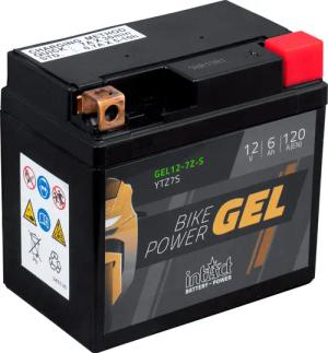 intAct Batterie Bike Power Gel geschlossen YTZ7S/YTZ6S 12V, 6Ah