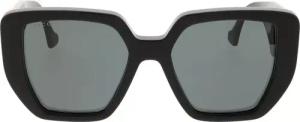 Gucci Sonnenbrille - GG oversized square acetate sunglasses - Gr. unisize - in Schwarz - für Damen