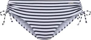 Lascana - Bikinihose mit Raffung Damen white navy stripes