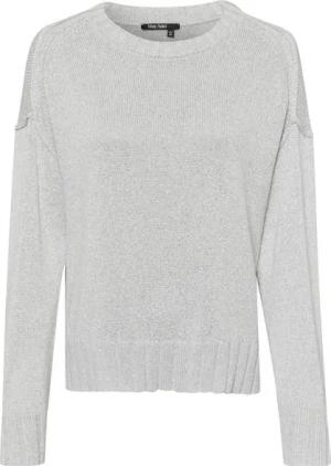 MARC AUREL Strickpullover Strick silver grey melange