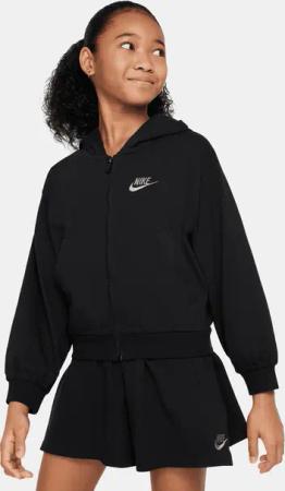 Nike Club Crop Unisex Kapuzenpullover - Schwarz - Größe: 147 - 158 CM - Foot Locker