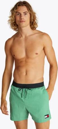 Tommy Hilfiger Swimwear Badeshorts MEDIUM DRAWSTRING mit Logo-Patch, mit kontrastfarbenem Bund