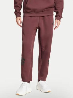 adidas Jogginghose Future Icons 3-Stripes JD4888 Dunkelrot Loose Fit