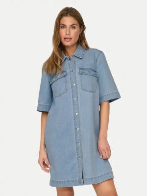 ONLY Jeanskleid Belle 15324384 Blau Regular Fit