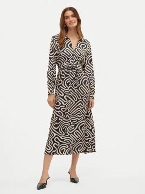 Vero Moda Hemdkleid Vigdis 10323267 Schwarz Regular Fit