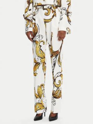 Versace Jeans Couture Stoffhose 78HAA111 Weiß Straight Fit