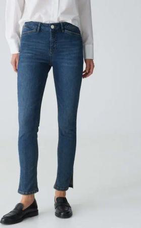 OPUS Skinny-fit-Jeans Skinny Jeans ELMA CLASSY SLIT Low Rise mit Stretch