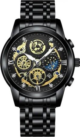 JewelryWe Präzise Zeitmessung mit Hochwertige Quarzwerk sorgt für zuverlässige Watch, Alltagstauglich Mit 3 bar Wasserdichtigkeit Spritzwasser & Regenfest